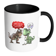 Dude Did You Eat The Last Unicorn Mug - Funny T-Rex Magical Horse Coffee Cup - Luxurious Inspirations