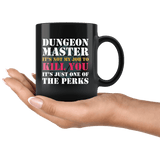Dungeon Master It's Not My Job To Kill You Funny DND DM RPG Tabletop Gaming Mug - Fun Coffee Cup - Luxurious Inspirations