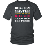 Dungeon Master It's Not My Job To Kill You Funny DND DM RPG Tabletop Gaming T-Shirt - Luxurious Inspirations