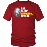 Eat Sleep Hamilton Repeat Shirt - Alexander Musical Gifts Merchandise America Tee - Luxurious Inspirations