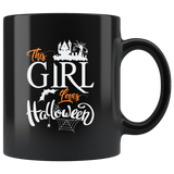 This Girl Loves Halloween Ghost Witch Costumes Children Candy Trick or Treat Makeup Mug Coffee Cup - Luxurious Inspirations