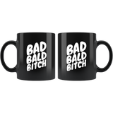 Bad bald bitch cancer wigs scarfs hair loss chemotherapy radiation strong coffee cup mug - Luxurious Inspirations