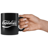 Enjoy Capitalism Parody Mug - Funny Surveillance Conscious Disaster Late of gore Coffee Cup - Luxurious Inspirations