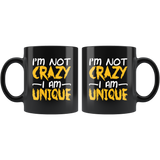 I'm not crazy I am unique special misunderstood coffee cup mug - Luxurious Inspirations
