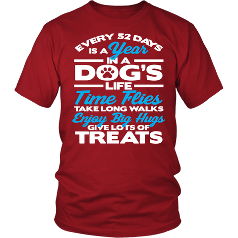 Every 52 Days Is A Year In A Dog's Life Shirt - Inspirations dog lover owner Teee - Luxurious Inspirations