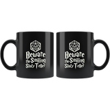 Beware The Smiling Story Teller RPG Coffee Cup Mug - Luxurious Inspirations