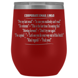 Corporate Email Lingo Funny Work Employee E-Mail Offensive Coffee Cup Mug Wine Tumbler - Luxurious Inspirations