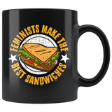 Feminists Make The Best Sandwiches Mug - Funny Offensive Rude Crude Adult Humor Men Women Coffee Cup - Luxurious Inspirations