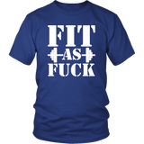 Fit As Fuck Gym Beast Workout Training Fitness Muscle Shirt - Luxurious Inspirations