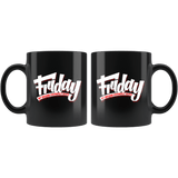 Friday My Second Favorite F Word Mug - Funny Work School Offensive Adult Joke Coffee Cup - Luxurious Inspirations