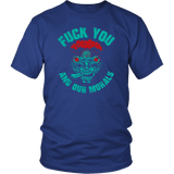 Fuck You And Your Morals Funny Offensive Vulgar Skeleton Head Rude T-Shirt - Luxurious Inspirations