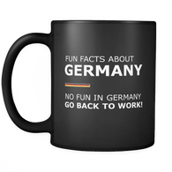 Fun Facts About Germany Second Style Black Mug - Luxurious Inspirations