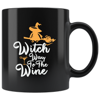 Witch Way To The Wine Ghost Costumes Children Candy Trick or Treat Makeup Mug Coffee Cup - Luxurious Inspirations