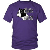 Game Of Bones House Boston Shirt -  Alternate Funny Thrones Terrier Mailman Animal Pet Lover Owner Tee - Luxurious Inspirations