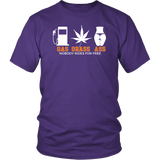 Gas Grass And Ass Nobody Rides For Free T-Shirt - Funny Offensive Vulgar Weed Adult Shirt - Luxurious Inspirations