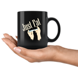 Just Fat Coffee Cup Mug - Luxurious Inspirations