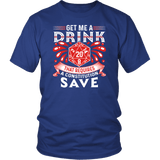 Get Me A Drink DND T-Shirt - Luxurious Inspirations