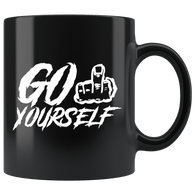 Go Fuck Yourself F Vulgar Middle Finger Offensive Mug - Rude Flipped Off Coffee Cup - Luxurious Inspirations