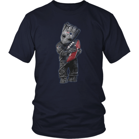 Groot Patriots Hugging Football T-Shirt - Luxurious Inspirations