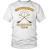 Gryffindor Quidditch Team Shirt - Funny Hogwarts Broom Championship Muggles Tee - Luxurious Inspirations