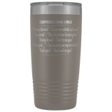 Corporate Email Lingo Funny Work Employee E-Mail CLEAN Offensive Coffee Cup Mug 20 Ounce Tumbler - Luxurious Inspirations