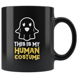 This Is My Human Costume Ghost Witch Halloween Children Candy Trick or Treat Makeup Mug Coffee Cup - Luxurious Inspirations