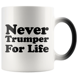 Never Trumper For Life Mug - Magic Color Changing Anti Trump Impeach Jail Funny Nevertrump Coffee Cup - Luxurious Inspirations