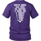 Harry Wizard Heartbeat Two-Sided One Story Fan T-Shirt - Luxurious Inspirations