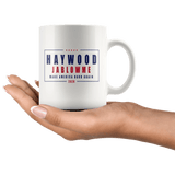 Haywood Jablowme Mug - Funny Offensive Vulgar Rude Blow Me Trump Elections Parody Coffee Cup - Luxurious Inspirations