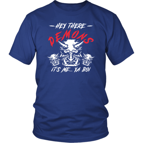 Hey There Demons It's Me Ya Boi Funny Boy Demonic Supernatural Portal To Hell T-Shirt - Luxurious Inspirations