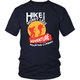 Hike More Worry Less T-Shirt - Adventure Mountain Climbing Mountaineer Climber Summer Tee Shirt - Luxurious Inspirations