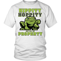 Hippity Hoppity Get Off My Property Shirt - Funny Frog Toad Dank Meme Tee - Luxurious Inspirations