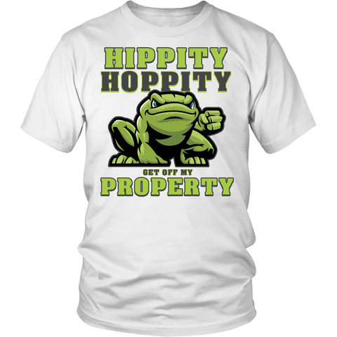 Hippity Hoppity Get Off My Property Shirt - Funny Frog Toad Dank Meme Tee - Luxurious Inspirations
