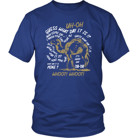 Hump Day Wednesday Camel Funny Guess What Day It Is Work T-Shirt - Luxurious Inspirations