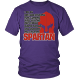 I Am A Spartan Shirt - Race Racing Sport Athlete Tee - Luxurious Inspirations