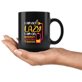 I Am Not Lazy On Energy Saving Mode Mug Funny IT Phone Charger Battery Geek Coffee Cup - Luxurious Inspirations
