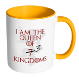 I Am The Queen Of 7 Kindgoms Mug - 3 At Most. Game Of Thrones Cersei Lannister Coffee Cup - Luxurious Inspirations