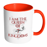 I Am The Queen Of 7 Kindgoms Mug - 3 At Most. Game Of Thrones Cersei Lannister Coffee Cup - Luxurious Inspirations