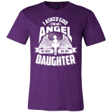 I Asked God For An Angel He Sent Me My Daughter Shirt - Great Family Father Mother Day Tee - Luxurious Inspirations
