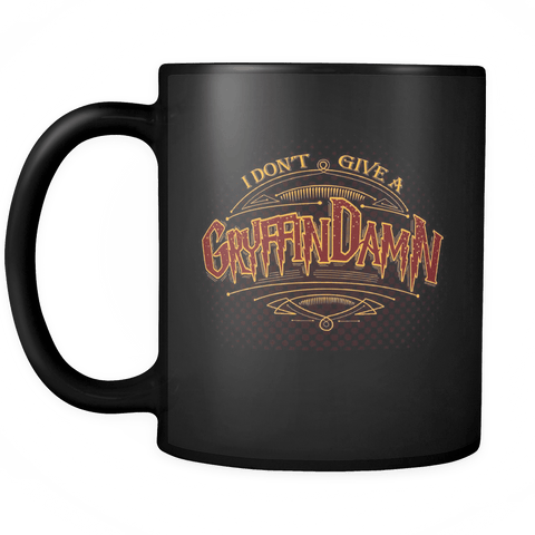 I Don't Give A Gryffindamn Slythershit Hufflefuck Ravencrap Mug - Funny Offensive Vulgar Fan Coffee Cup (Gryffindamn) - Luxurious Inspirations