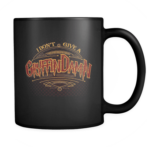 I Don't Give A Gryffindamn Slythershit Hufflefuck Ravencrap Mug - Funny Offensive Vulgar Fan Coffee Cup (Gryffindamn) - Luxurious Inspirations