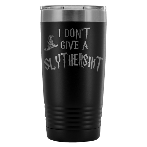 I Don't Give A Slythershit Engraved 20oz Tumbler Cup - Funny Offensive Parody Beer Wine Mug - Luxurious Inspirations