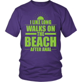 I Enjoy Long Walks On The Beach Shirt - Funny Offensive Adult 18+ Tee - Luxurious Inspirations