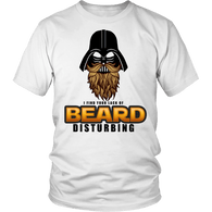 I Find Your Lack Of Beard Disturbing Shirt - Funny Dark Side Movember Beards Tee - Luxurious Inspirations