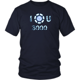 I Love You 3000 T-Shirt - Fathers Mothers Day 3K Touching Marvelous message For Dad And Mom Tee Shirt - Luxurious Inspirations
