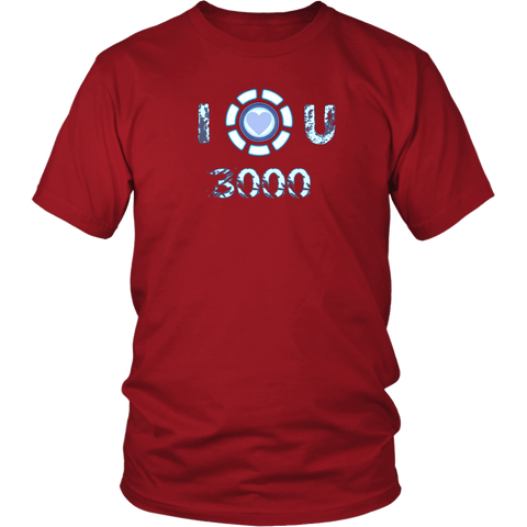 I Love You 3000 T-Shirt - Fathers Mothers Day 3K Touching Marvelous message For Dad And Mom Tee Shirt - Luxurious Inspirations