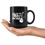 I May Be Old But I Got To See All The Cool Bands Mug - Funny Vintage Retirement Gift Old School Rock N Roll Coffee Cup - Luxurious Inspirations