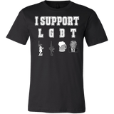 I Support LGBT Shirt - Liquor Guns Beer Trump Tee - Luxurious Inspirations