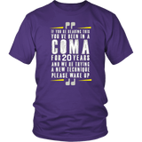If You're Reading This You're In A Coma WAKE UP T-Shirt - Funny Joke Prank Fun Tee Shirt - Luxurious Inspirations