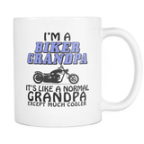 I'm A Biker Grandpa It's Like A Normal Grandpa Except Much Cooler - Funny Novelty Mug For Gift Or Present - Luxurious Inspirations